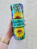 Hand Painted Sunflowers - 20oz Skinny