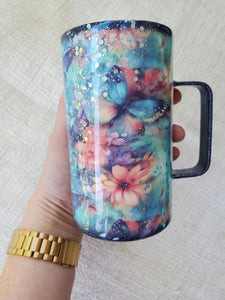 Butterfly Milkyway - 14oz Handled Cup