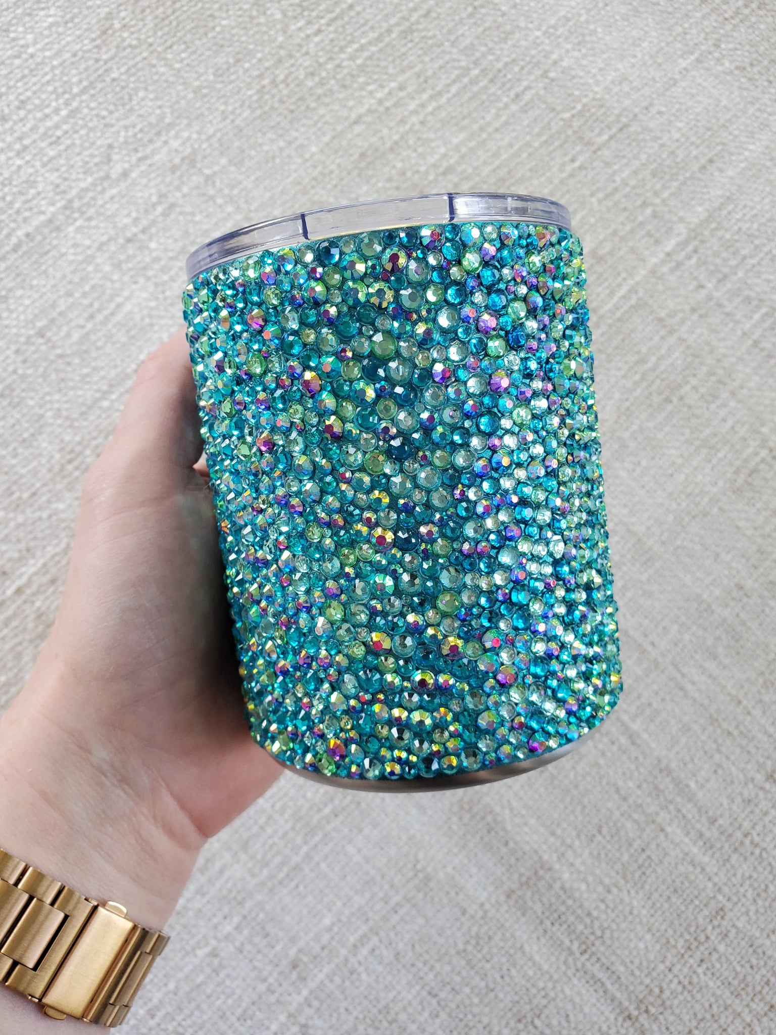 Under The Sea Rhinestone Tumbler - 12oz