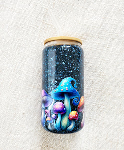 16oz Magical Mushrooms - Snow Globe Style Tumbler