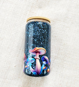 16oz Magical Mushrooms - Snow Globe Style Tumbler