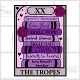 The Romance Tropes Tarot Card - COLOR