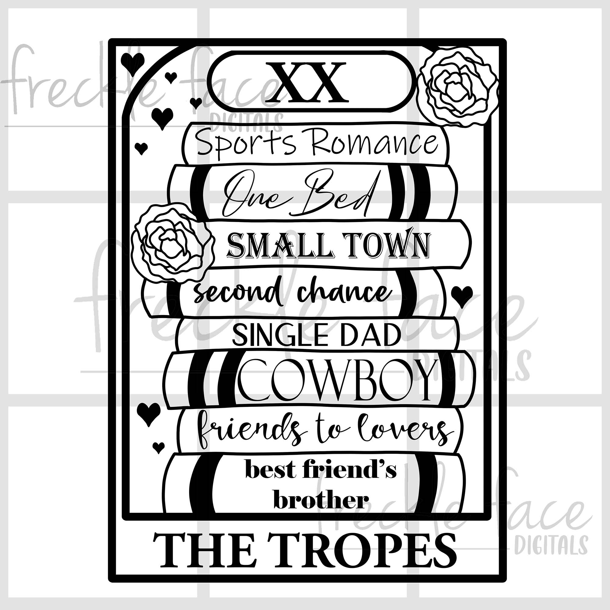 The Romance Tropes Tarot Card