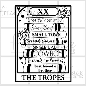 The Romance Tropes Tarot Card