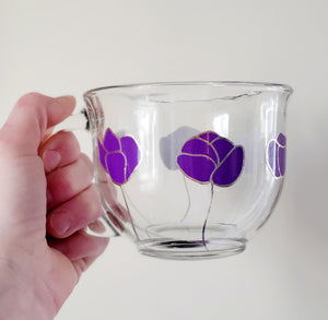 Color Change Flower Mug - Purple to Pink