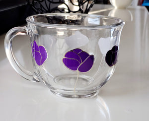 Color Change Flower Mug - Purple to Pink