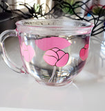 Color Change Flower Mug - Red to Pink