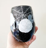 Halloween Inspired Wine Glass