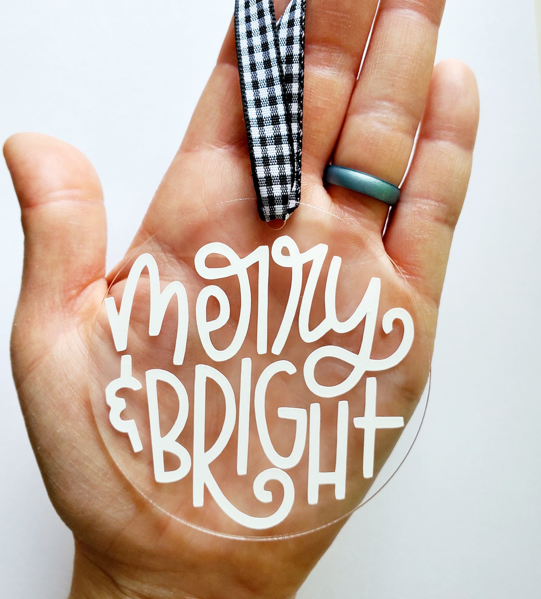 Merry & Bright Christmas Ornament