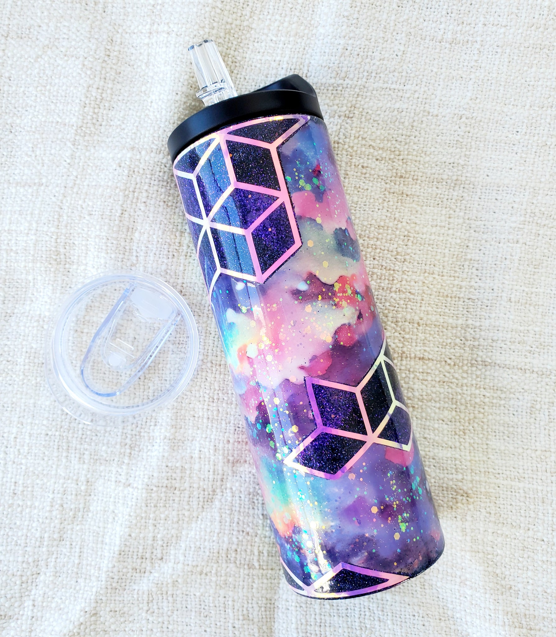 Galaxy Tangram - 20oz Skinny Duo