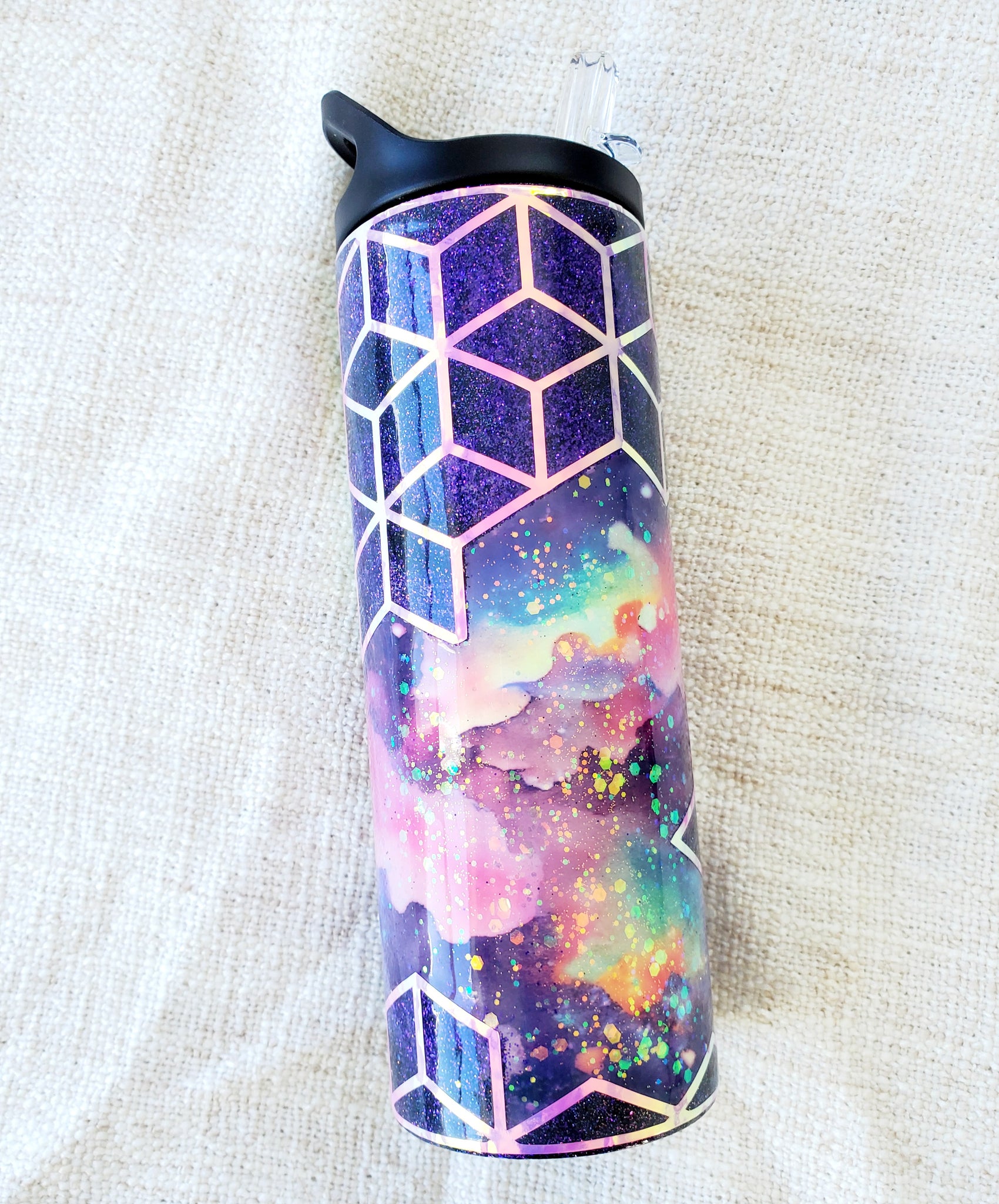 Galaxy Tangram - 20oz Skinny Duo