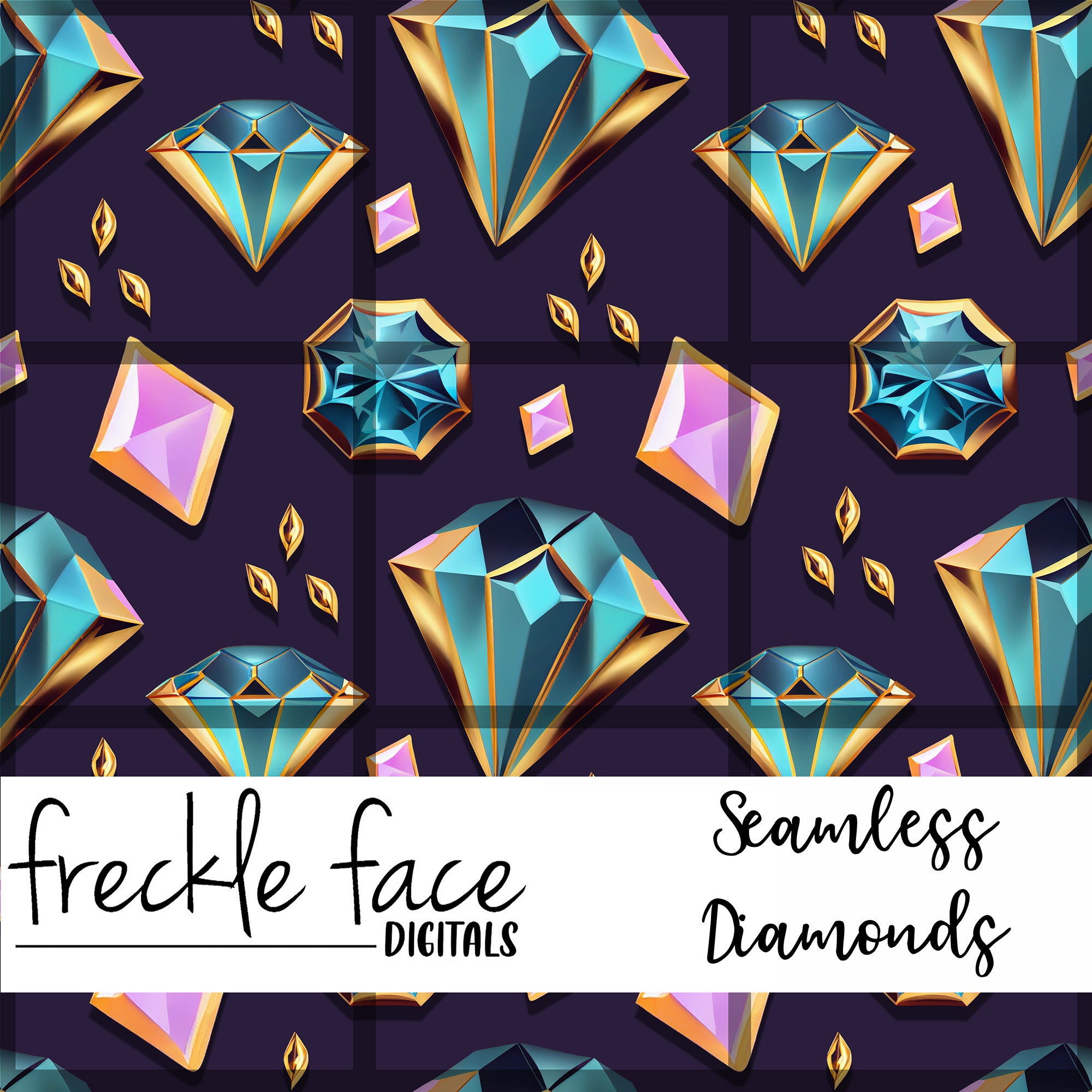 Diamonds -Seamless Pattern