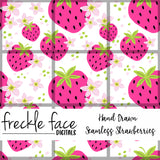 Strawberries Seamless Pattern