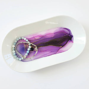 Purple/Pink Trinket Dish #2